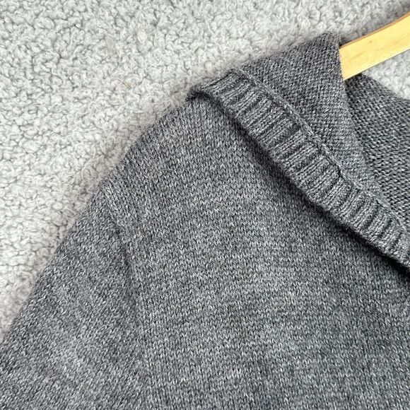 Novica Alpaca Wool Blend Hoodie Sweater Gray Pullover Women’s Large Boho Cozy - Picture 4 of 12